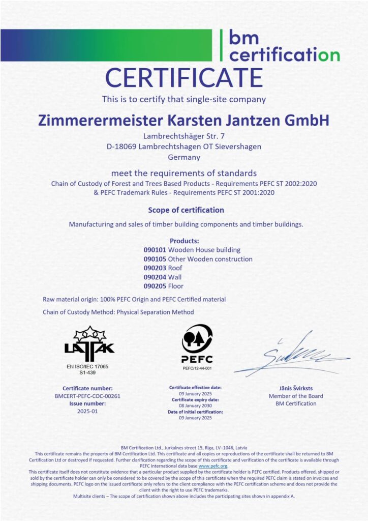 WOCON GmbH Holzbau Projekt