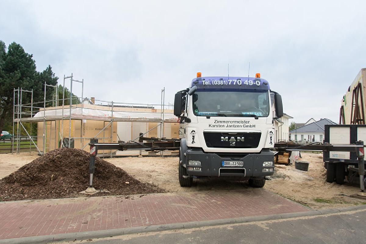 WOCON Bautagebuch Erstes Stockwerk Holzdecke